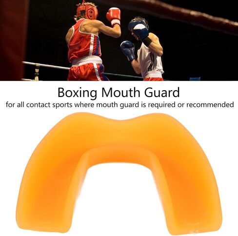 Sports Mouthguards, Impact Protection for Teeth Sports Mouthguards Adults and Kids Sports Mouthguards Easy Fit Shock Absorbing Pads Including Rugby MMA Martial Arts Kickboxing Judo Hockey Boxe in Saudi Arabia