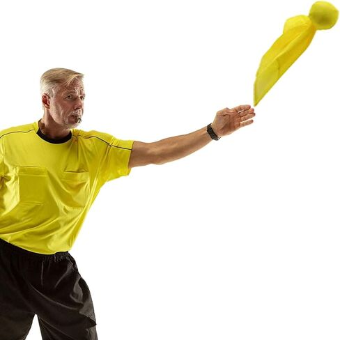 مجموعة أعلام كرة القدم ذات علم جزاء أصفر، أعلام رمي رياضية للحفلات، أحزمة علم كرة القدم in Kuwait