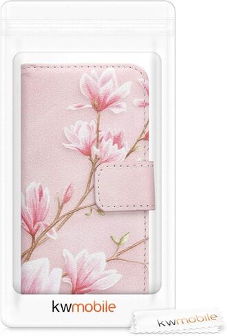 حافظة محفظة kwmobile متوافقة مع هاتف Apple iPhone SE (1.Gen 2016) / iPhone 5 / iPhone 5S للهاتف - Girl Tree Swing أسود/أبيض in Kuwait