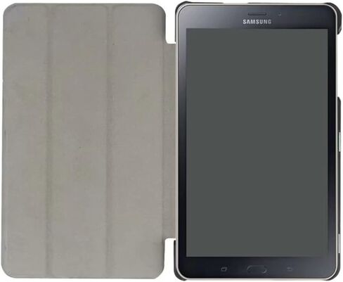 غطاء تابلت لهاتف سامسونج جالاكسي تاب A 8.0 SM-T380 SM-T385C (إصدار 2017)، حافظة جلدية رفيعة للغاية وخفيفة الوزن بحامل قابل للطي لهاتف سامسونج جالاكسي تاب A 8.0 2017 T380 T385 8 بوصة (عين كبيرة) in Saudi Arabia