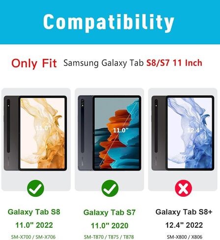 حافظة لجهاز سامسونج جالاكسي تاب S8 11 بوصة حافظة تابلت 2022 تاب S7 حافظة نباتات استوائية جالاكسي S8 غطاء تابلت 11 بوصة 2020 متعددة الزوايا مقاومة للصدمات غطاء نحيف للنساء والفتيات in Kuwait