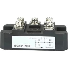 1PC MDS150A 3-Phase Diode Bridge Rectifier 150A Amp 1600V Copper 150 Celsius 80x40x33mm Metal Case Diode Bridge Control in Kuwait