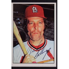 Richard Billings Cardinals Autographed 1975 SSPC #288 Signed Card RARE 16L - MLB Autographed Baseball Cards in Kuwait