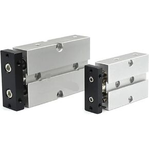 1pcs Double Rod TN Type Double Pneumatic Cylinde Bore 10/16/20/25/32mm Aluminum Alloy Stroke 30 35 40 45 50 60 70 75mm Air Cylinder(ST 100mm,Bore 10) in Saudi Arabia