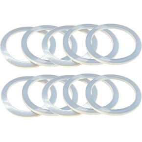 20PCS Silicone Flat Washers Rubber Plain Washer Fastener Pads Vibration Absorbing Sealing Spacer Gasket, for Faucets Garden Bolts Screws Hose Plumbing Shower Head (15x5x2.5mm) in Saudi Arabia