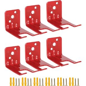 يتصاعد مطفأة الحريق والأقواس ، 6 حزمة حزمة من حريق الحريق ، حاملي حريق ، شماعات ربط حائط الحائط لمدة 5-10 رطل طفايات بمسامير in Kuwait