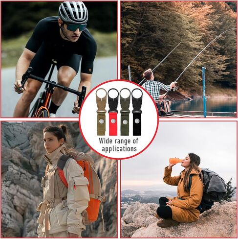 4 Pcs Bottle Buckle Clip Carabiner Hanging Buckle Portable Water Bottles Rings Holder Keychain Mineral Water Bottle Clip for Outdoor Camping Hiking Traveling in Saudi Arabia