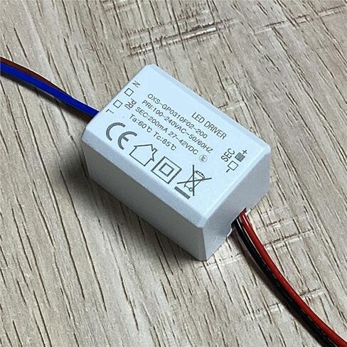 8.4W 200mA 700mA 900mA Ultra-Small Driver mini Thumb Power Supply Constant Current LED Light tranformer(27-42V 200mA,2PCS) in Saudi Arabia
