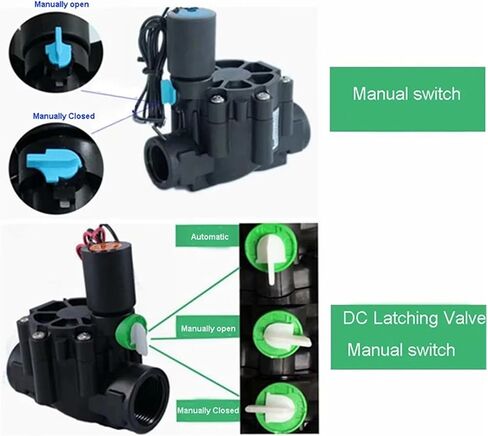 3/8 "1/2" 3/4 "1" عادةً ماء صمام الملف اللولبي 220V 12V 24V صمام نايلون للري في حديقة المزرعة (24VDC) in Saudi Arabia