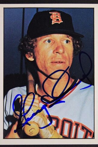 Gary Sutherland Tigers Autographed 1975 SSPC #364 Signed Card RARE 16L - MLB Autographed Baseball Cards in Saudi Arabia
