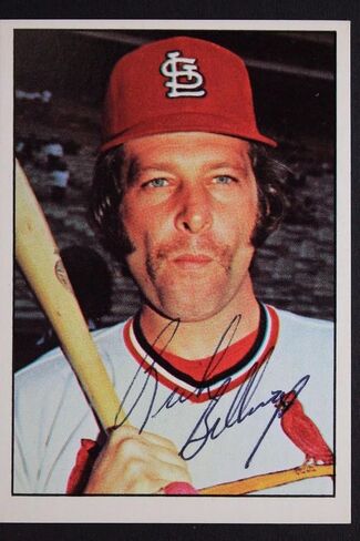 Richard Billings Cardinals تم توقيعه 1975 SSPC #288 بطاقة موقعة نادرة 16L - MLB بطاقات البيسبول موقعة in Saudi Arabia