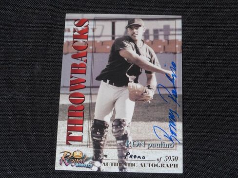 OPL Royal Rookies Ronny Paulino Autograph Card Signed Pack Pulled Insert M14 - MLB Autographed Baseball Cards in Saudi Arabia