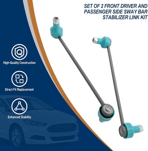 روابط نهاية التثبيت الأمامية Sway Bar Link Honda Accord (2003-2012) ، Crosstour (2010-2014) ، Acura TSX (2004-2014)-eo# K90457 in Kuwait