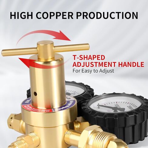 منظم النيتروجين BO مع 0-800 PSI ، CGA580 اتصال مدخل و 1/4 '' 'الذك in Saudi Arabia