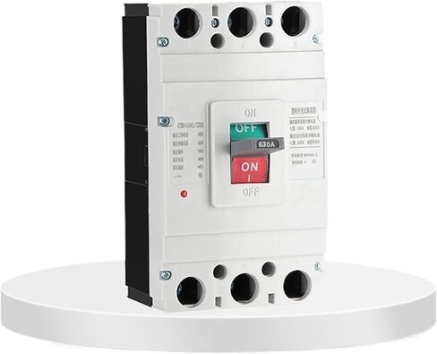 CTM1-630 Molded Case Circuit Breaker 3P 4P 500A 630A Transparent Power Switch 3-Pole Electrical Equipment Protector MCCB(630A,3P(Common)) in Saudi Arabia
