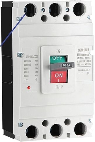 CTM1-630 Molded Case Circuit Breaker 3P 4P 500A 630A Transparent Power Switch 3-Pole Electrical Equipment Protector MCCB(630A,3P(Common)) in Saudi Arabia