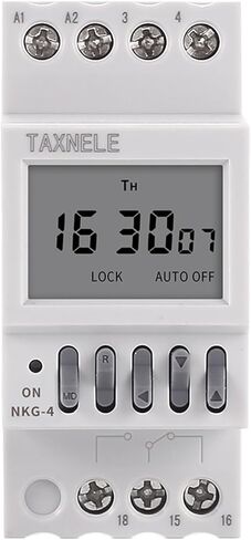DIN Rail Timer ذكي microcputer microcomputer Auto Bell Ring Timer Time Switch School Bell 220V NKG-4 40 Group/Day in Kuwait