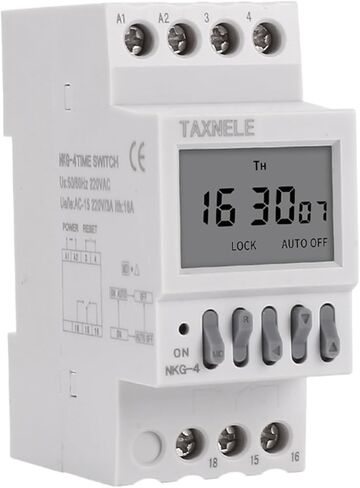 DIN Rail Timer ذكي microcputer microcomputer Auto Bell Ring Timer Time Switch School Bell 220V NKG-4 40 Group/Day in Kuwait