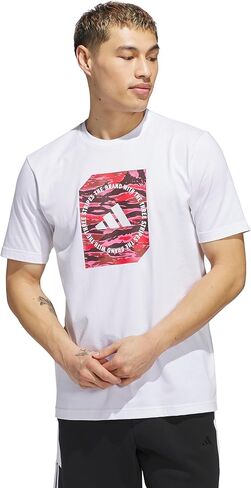 adidas Men's Camouflage Shape Graphic T-Shirt in Saudi Arabia