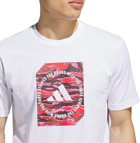 adidas Men's Camouflage Shape Graphic T-Shirt in Saudi Arabia