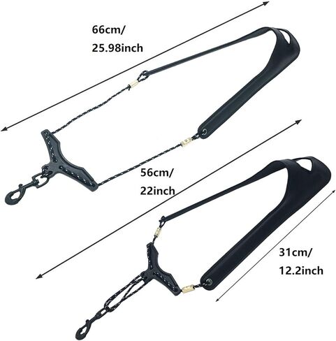 Saxophone Neck Strap, Less-Stress Leather Sax Strap with Plastic Beam and Metal Swivel Hook, Adjustable Saxophone Padded Strap for Alto Tenor Baritone Soprano Saxophone in Saudi Arabia