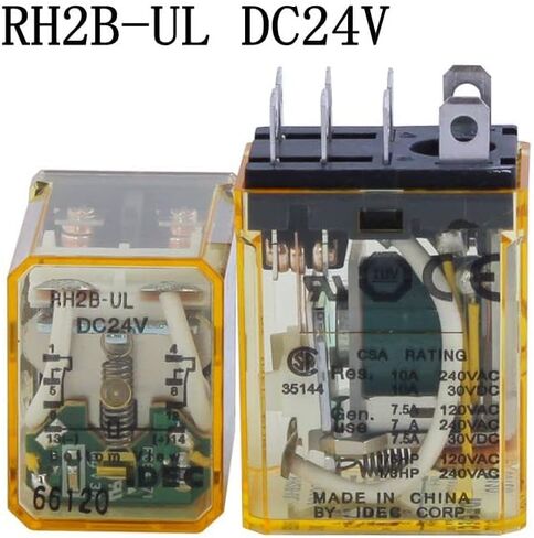 Relay RH2B-UL-DC24V RH2B-UL DC24V 24VDC 24V 10A 240VAC 8PIN(2PCS) in Kuwait