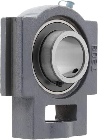 [2-Pack] UCT209-27 - Take-Up Housing Ball Bearing Unit, Insert Bearing UC209-27, Cast Iron Housing T209, Bore Shaft 1.687 in (42.86 mm), Set Screw Locking, 5.669 in (144 mm) Length Total in Saudi Arabia