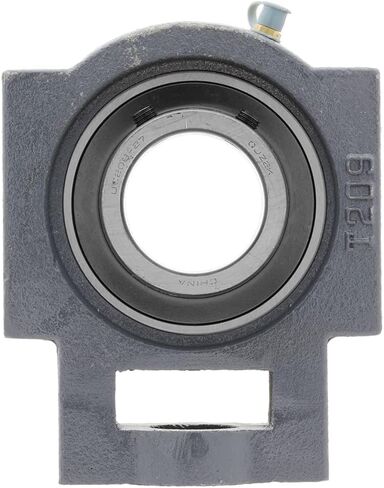 [2-Pack] UCT209-27 - Take-Up Housing Ball Bearing Unit, Insert Bearing UC209-27, Cast Iron Housing T209, Bore Shaft 1.687 in (42.86 mm), Set Screw Locking, 5.669 in (144 mm) Length Total in Saudi Arabia