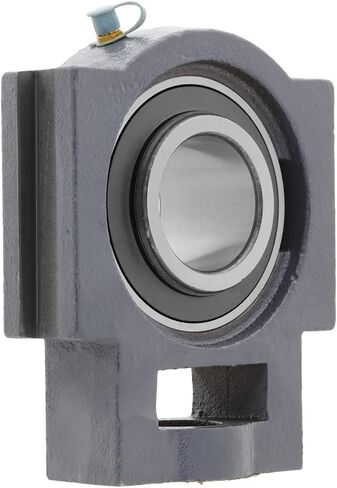 [2-Pack] UCT209-27 - Take-Up Housing Ball Bearing Unit, Insert Bearing UC209-27, Cast Iron Housing T209, Bore Shaft 1.687 in (42.86 mm), Set Screw Locking, 5.669 in (144 mm) Length Total in Saudi Arabia