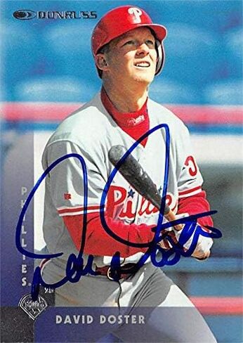 بطاقة بيسبول ديفيد دوستر (فيلادلفيا فيليز ، SC) 1997 Donruss #162 - بطاقات موقعة للبيسبول in Kuwait