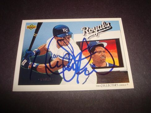 Danny Tartabull Royals Yankees 1992 Upper Deck #88 Signed Authentic Auto A17 - MLB Autographed Baseball Cards in Saudi Arabia