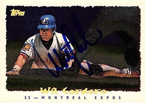 Wil Cordero Cardball Card (Montreal Expos ، SC) 1995 Topps Cyberstats #70 - بطاقات موقعة للبيسبول in Saudi Arabia