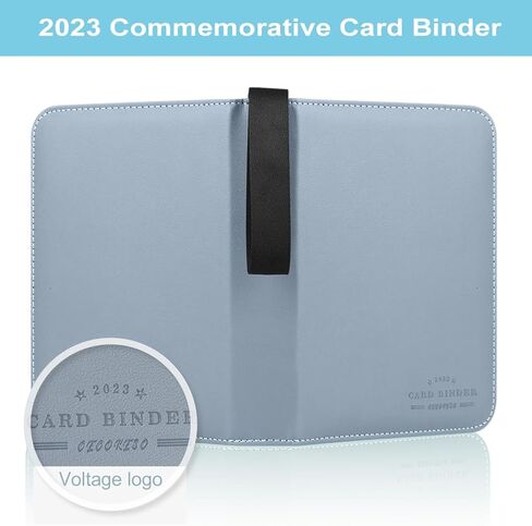 Baseball Card Binder, 4 Pockets Trading Card Holder Accessories, 400 Pocket Sports Card Binder for Yugioh, MTG and Other TCG,2023 Commemorative Edition Card storage Book (GRAY-X) in Saudi Arabia