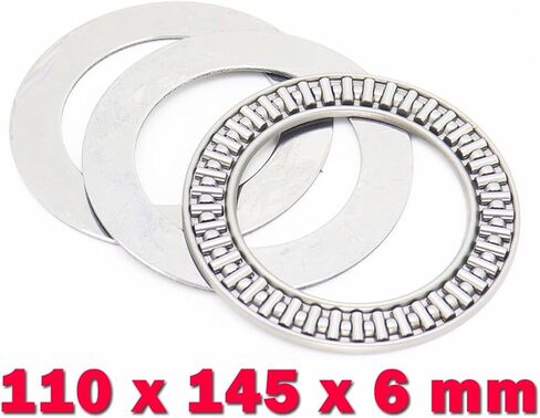 AXK110145 + 2AS Thrust Needle Roller Bearing with Two AS110145 Washers 110 * 145 * 6 mm (1 PC) AXK1122 889122 NTB in Saudi Arabia