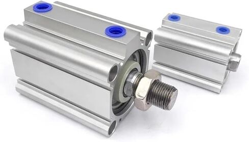 1PCS نوع قياسي مزدوج التمثيل مع المصد المطاطي نهاية قضيب واحد الخيط الذكور CQ2A50-10DCM الأسطوانة المضغوطة الألومنيوم (CQ2A50-50DCMZ) in Kuwait