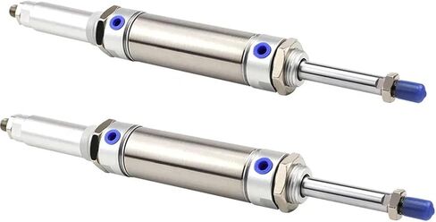 1pcs MAJ Series Pneumatic Cylingder Stainless Steel Stroke Adjustable Mini Cylinder MAJ16/20/25/32/40X25X50X75X100-25-50S(Stroke 50-25-S,Bore 20mm) in Saudi Arabia