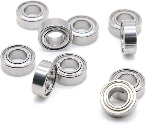 7x14x3.5mm S687zz Stainless Steel S687 Miniature Ball Bearings 10pcs in Saudi Arabia