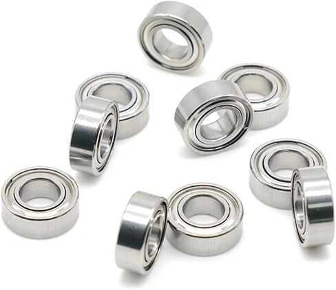7x14x3.5mm S687zz Stainless Steel S687 Miniature Ball Bearings 10pcs in Saudi Arabia