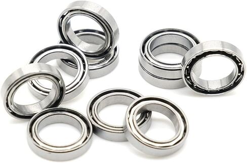 SMR137 Stainless Steel 7 * 13 * 3mm Miniature SMR137 Open Ball Bearings 10Pcs in Saudi Arabia