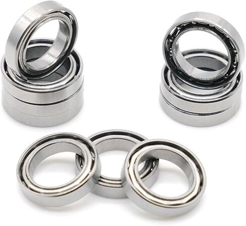 SMR137 Stainless Steel 7 * 13 * 3mm Miniature SMR137 Open Ball Bearings 10Pcs in Saudi Arabia