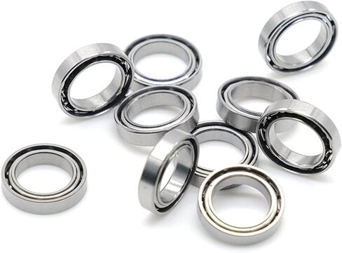 SMR137 Stainless Steel 7 * 13 * 3mm Miniature SMR137 Open Ball Bearings 10Pcs in Saudi Arabia