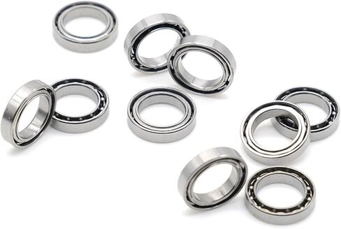SMR137 Stainless Steel 7 * 13 * 3mm Miniature SMR137 Open Ball Bearings 10Pcs in Saudi Arabia