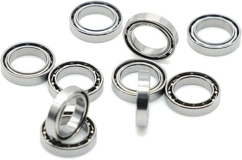 SMR137 Stainless Steel 7 * 13 * 3mm Miniature SMR137 Open Ball Bearings 10Pcs in Saudi Arabia
