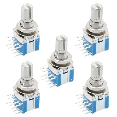 SING F LTD 5PCS RS1010 Band Switch Rotary Switch Gear Change Switch 1 Pole 5 Position 15mm Shaft Small Sealed Band Switch (DC16V 0.1A) in Kuwait