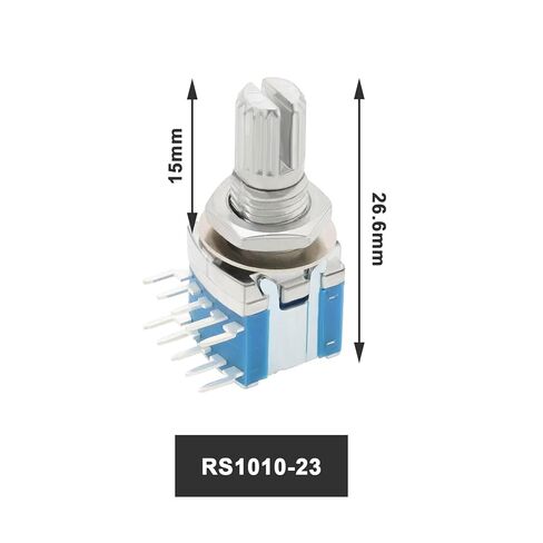 SING F LTD 5PCS RS1010 Band Switch Rotary Switch Gear Change Switch 1 Pole 5 Position 15mm Shaft Small Sealed Band Switch (DC16V 0.1A) in Kuwait