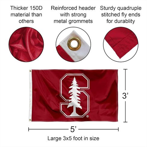 Stanford Cardinal Flag in Saudi Arabia