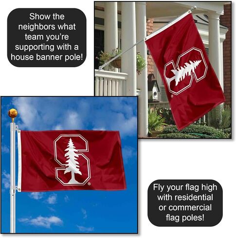 Stanford Cardinal Flag in Saudi Arabia