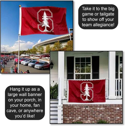 Stanford Cardinal Flag in Saudi Arabia