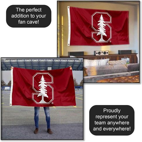 Stanford Cardinal Flag in Saudi Arabia