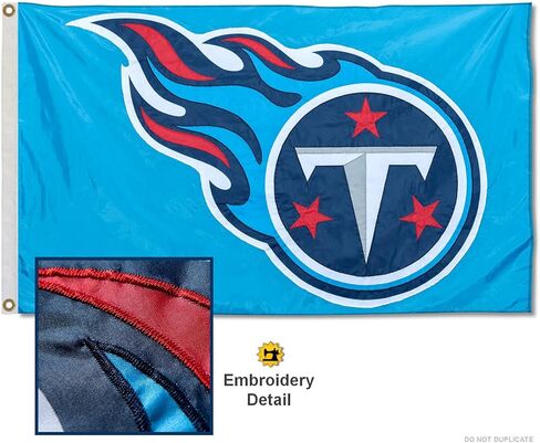 Tennessee Titans علم النايلون المطرز in Saudi Arabia